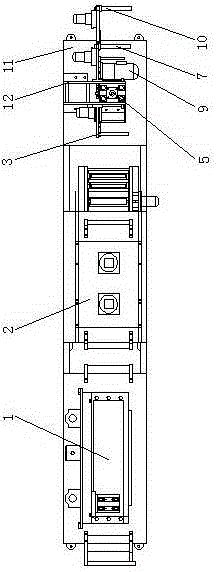 Hot printing mechanism of all-in-one machine