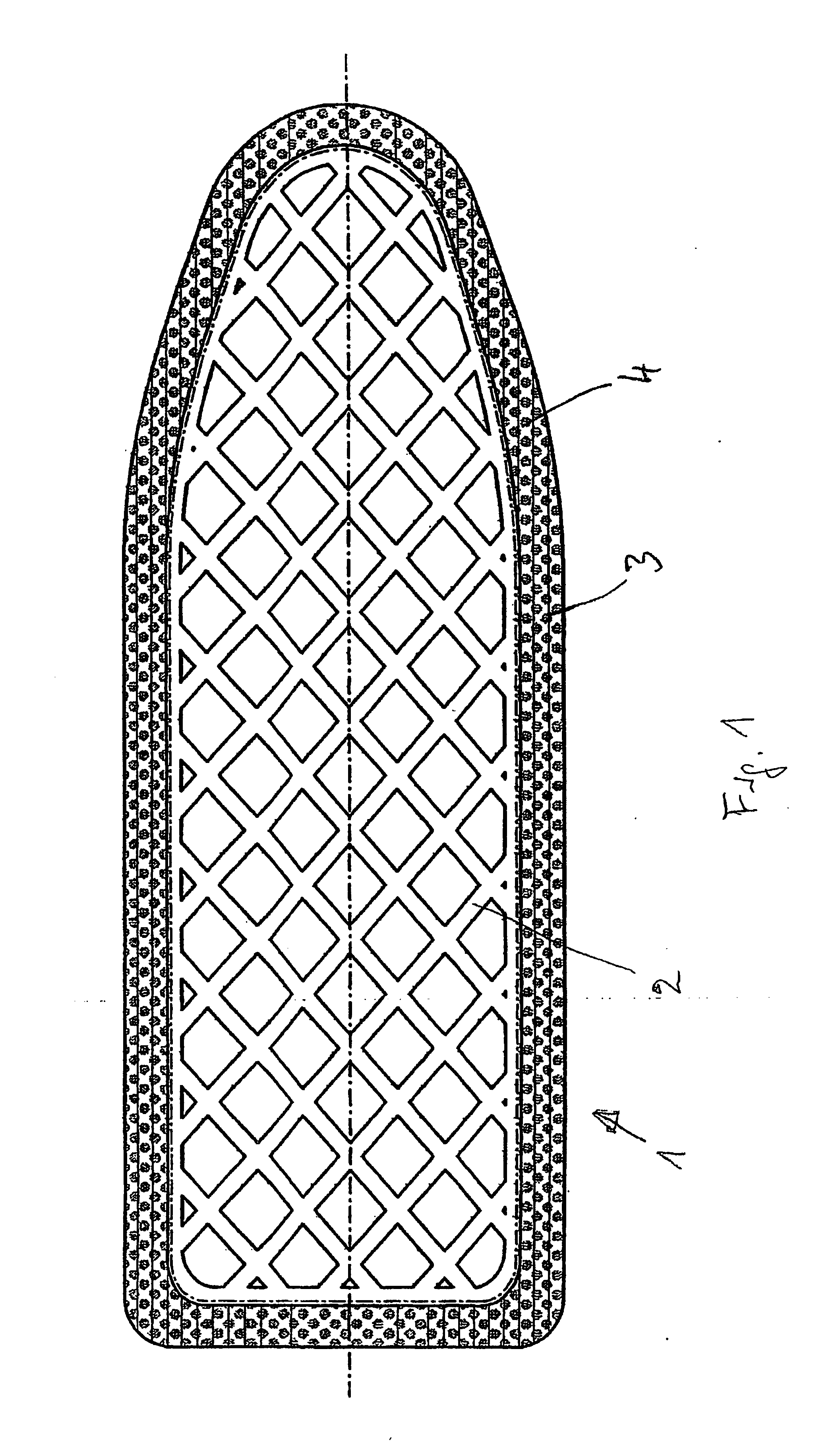 Heat-resistant ironing board cover having an elastic padding