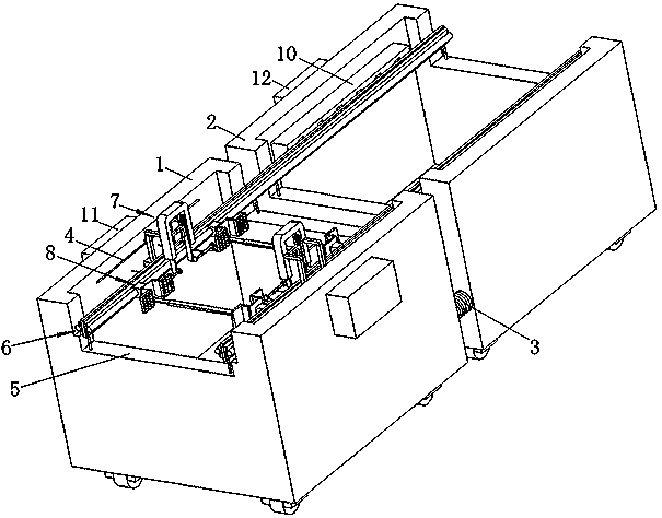 Rinsing device for electroplating machining of metal plates