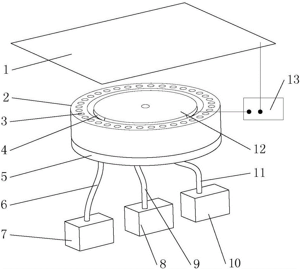 Electrostatic spinning device using circular electrode