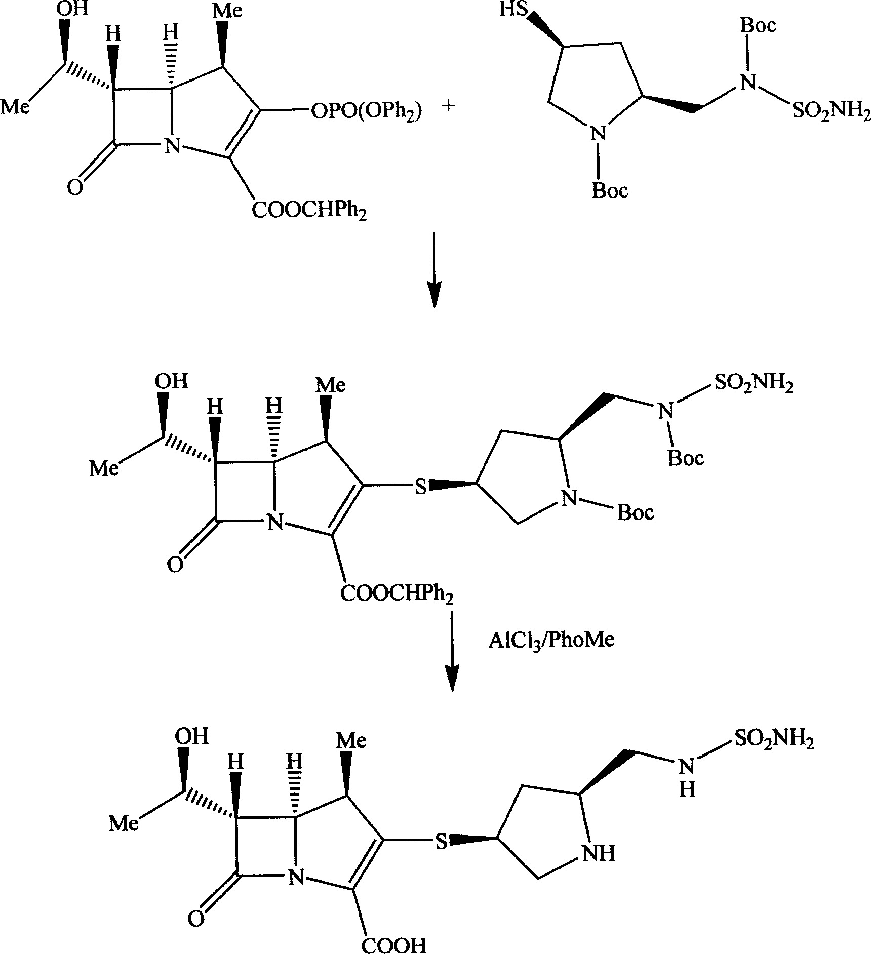 Pentazane derivative intermediate, its preparation and use