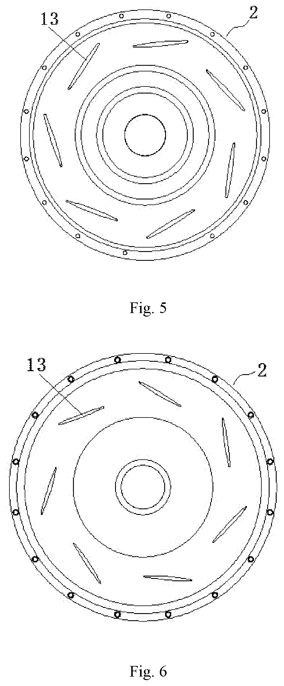 Integrated structure of refluxer and pressure diffuser, and centrifugal compressor