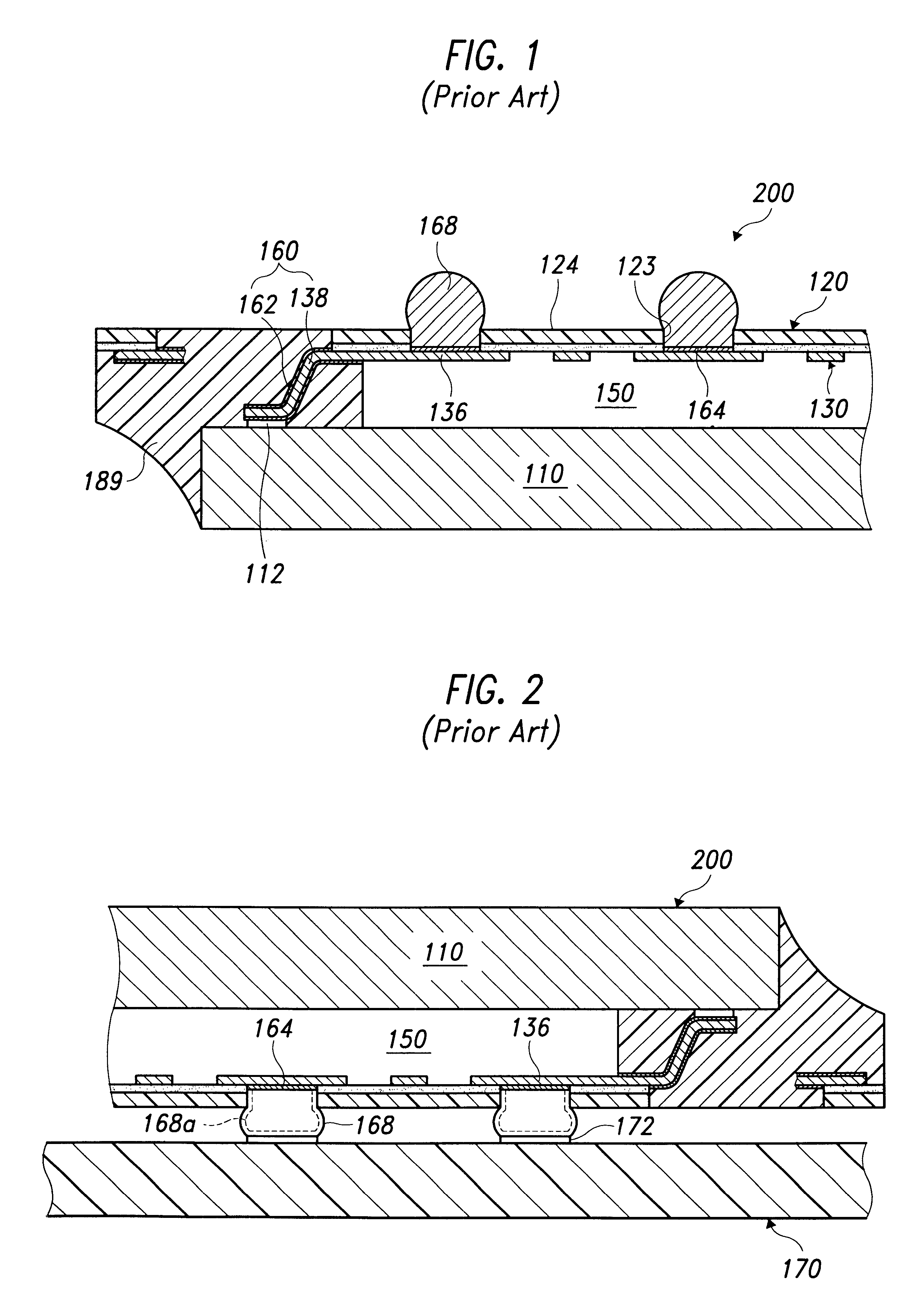 Method for manufacturing a chip scale package having copper traces selectively plated with gold