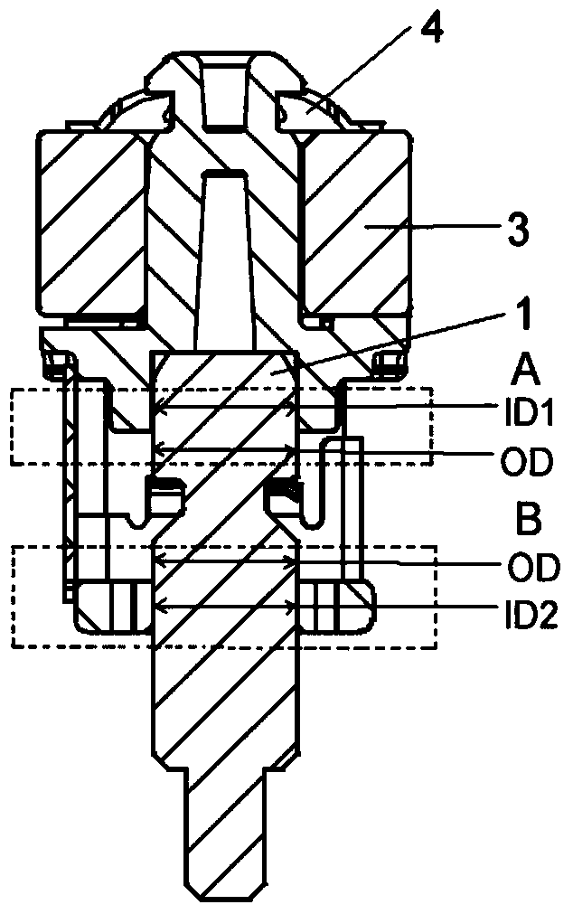 Holding element and functional assembly with the holding element