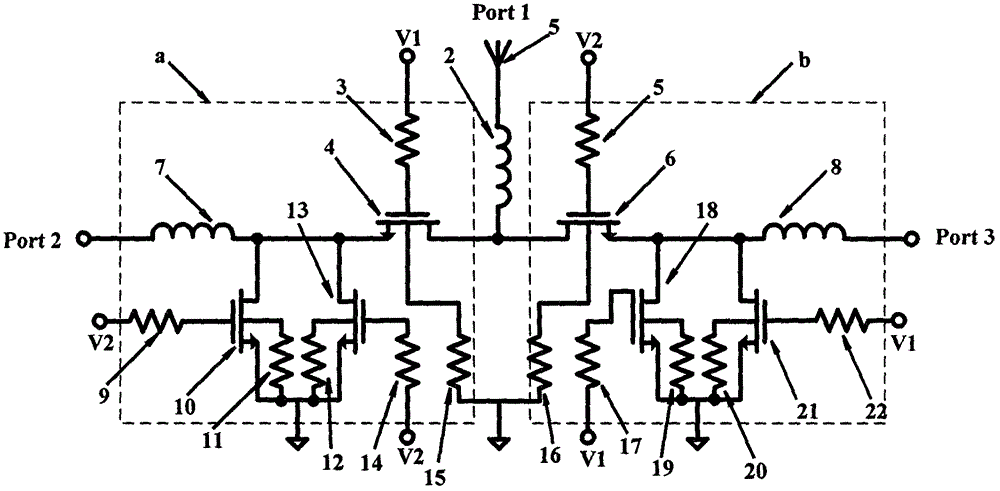 CMOS switching circuit