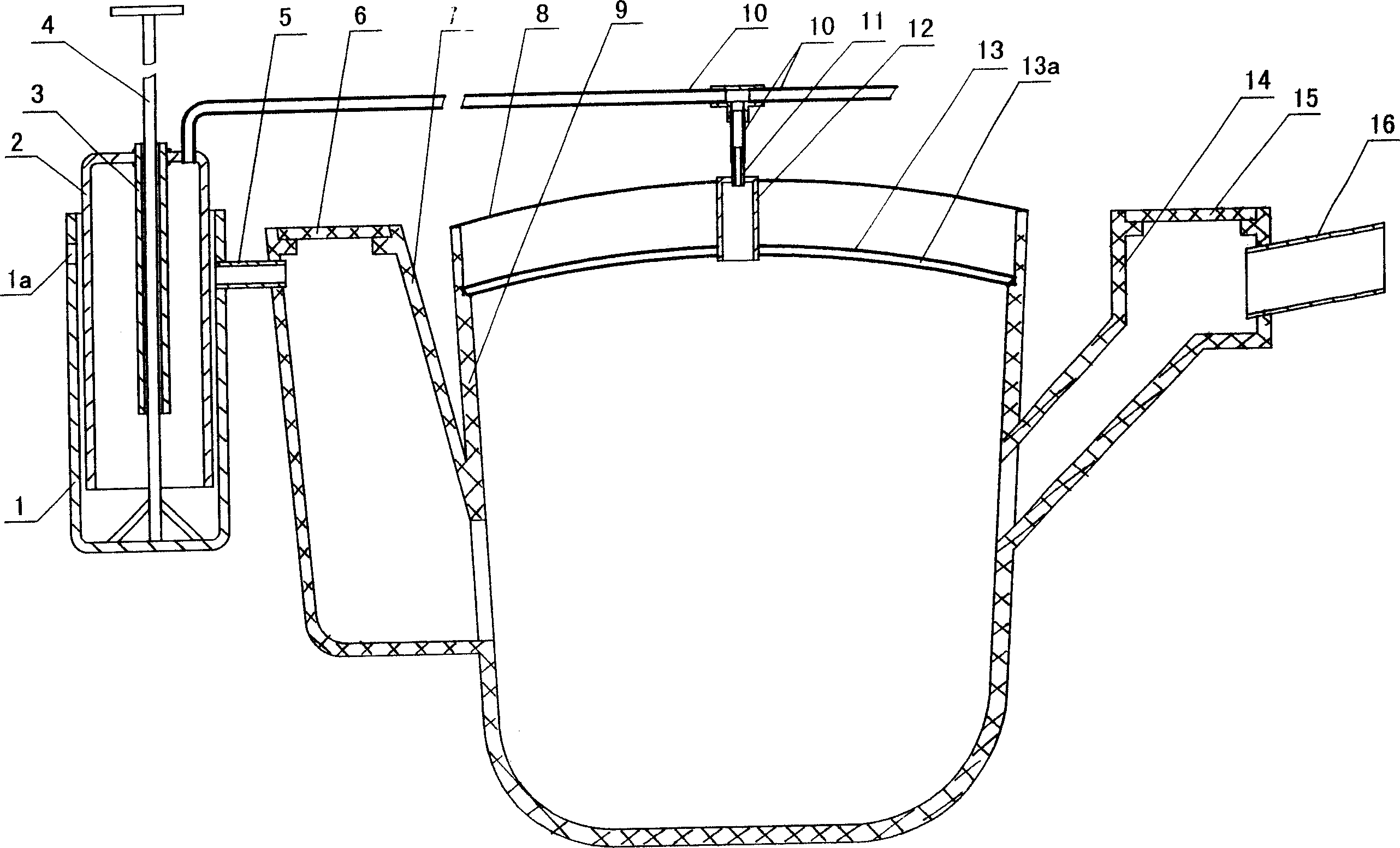 Closing-sunning type solar energy methane tank