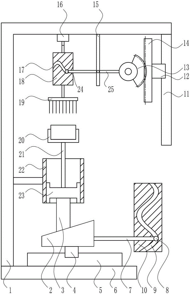 Rapid radiating and dust removing device for power filter