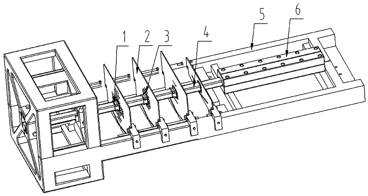 Pre-forming mold for polygonal multi-layer fabric composite material pipe