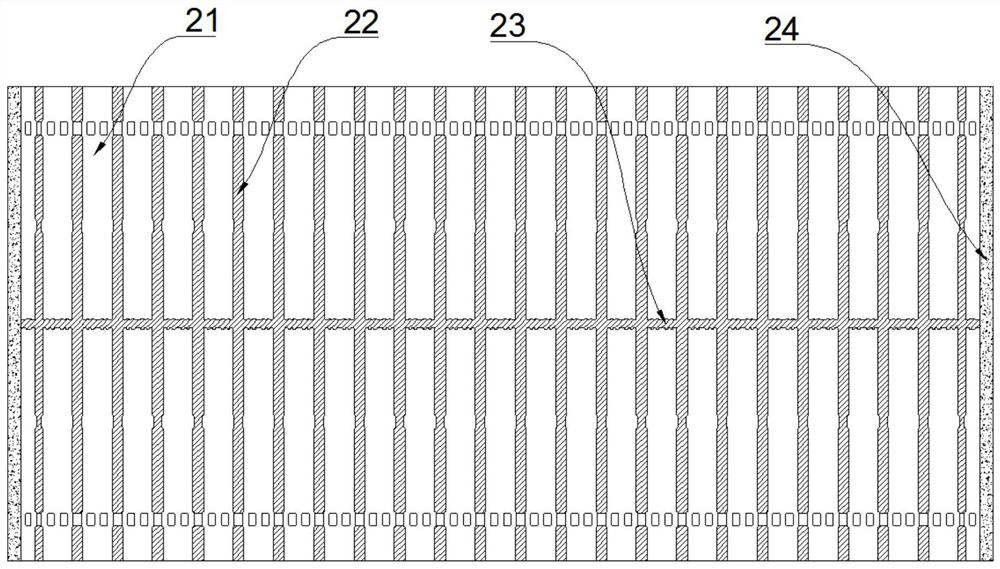 Concrete bridge deck composite structure bridge and construction method thereof