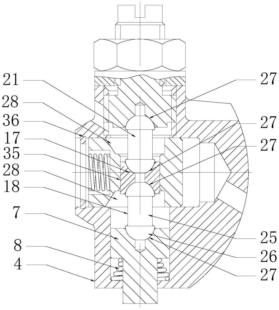 Compression release type engine cylinder internal braking device