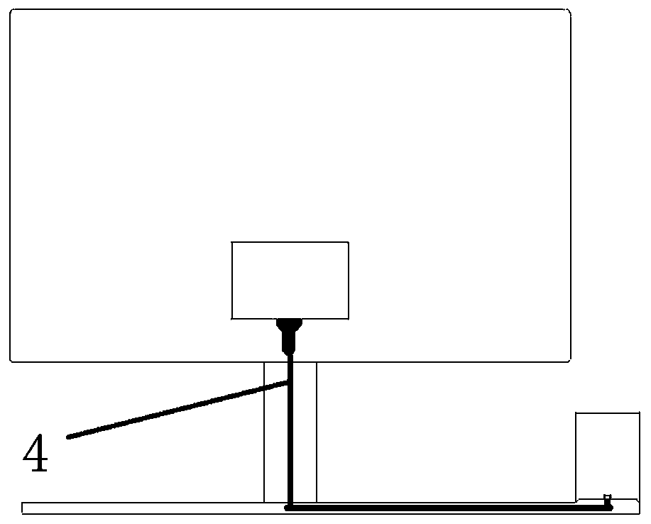 Display with mobile phone data connection base