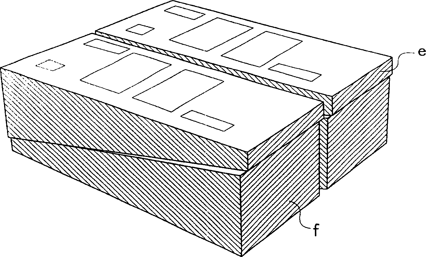 Container storage box for deformable container containing fine particles for image formation