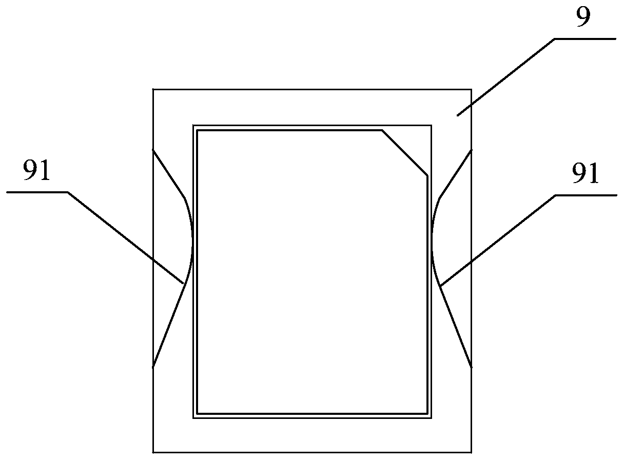 A component for placing a SIM card in a terminal and a terminal