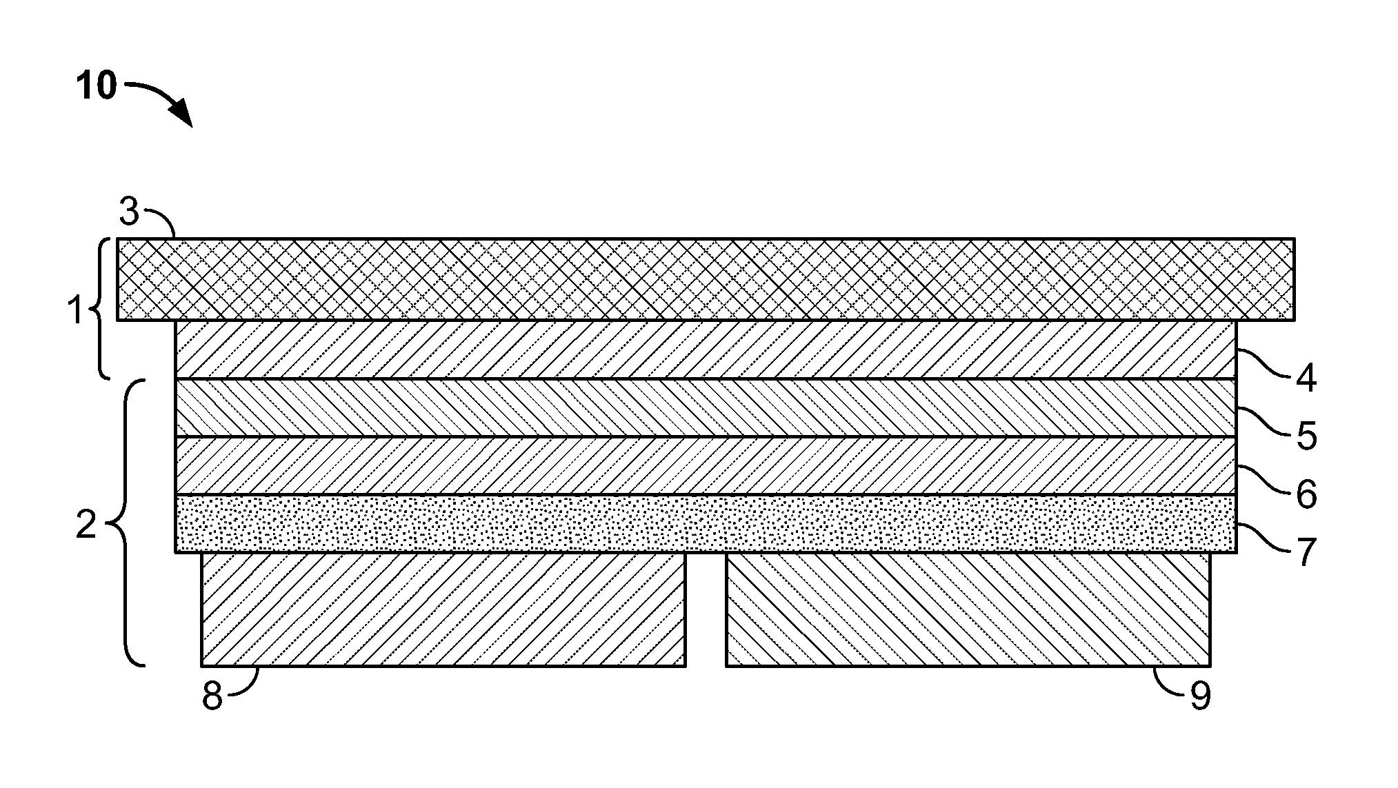 Selectively metallized heat transfer label