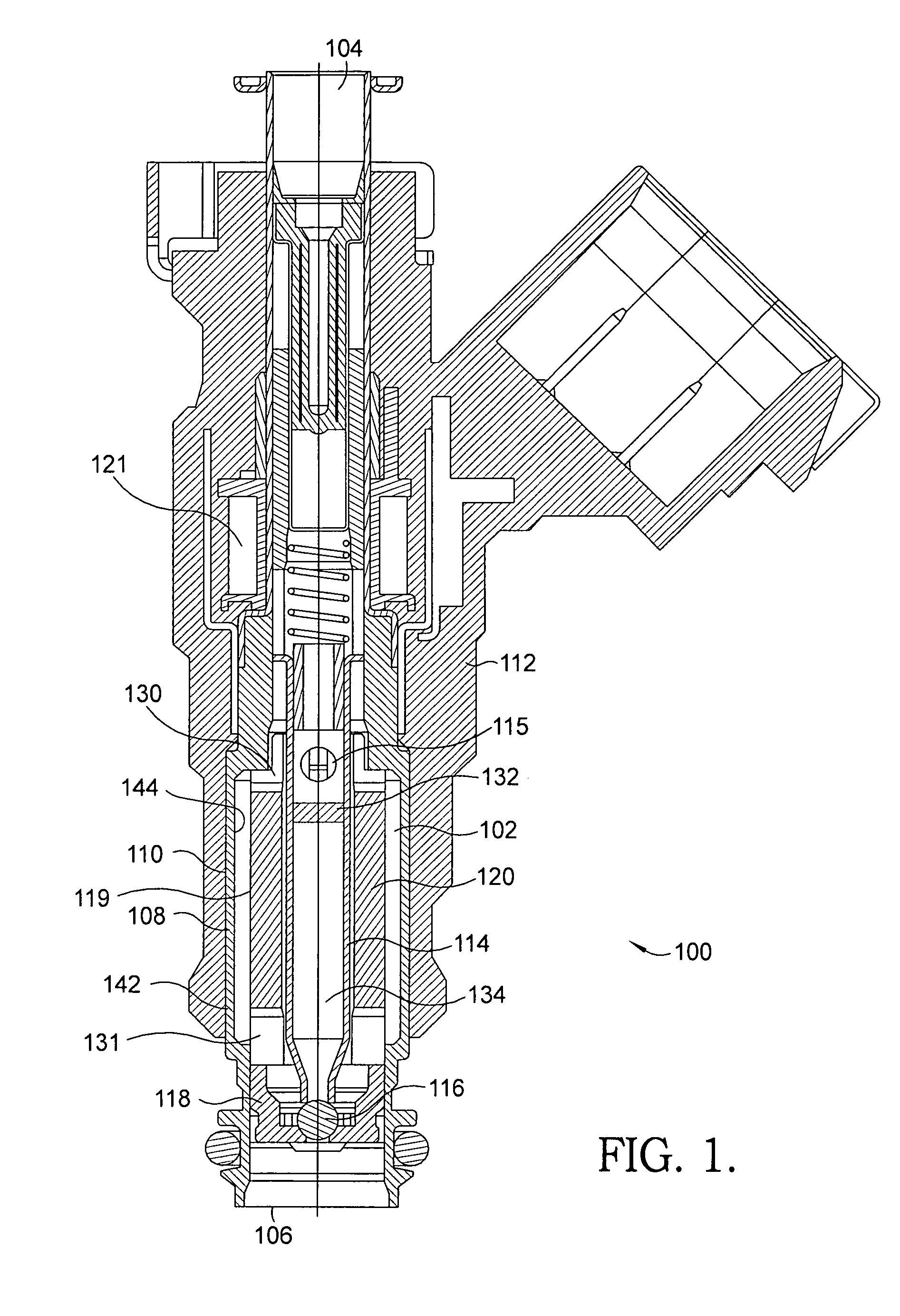 Heated fuel injector