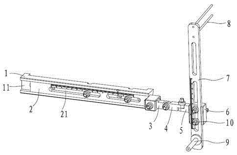 Gliding and swinging type orthopaedics positioning guide needle guider