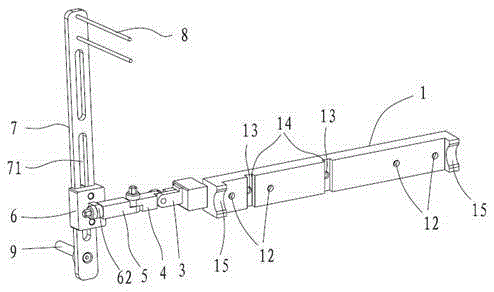 Gliding and swinging type orthopaedics positioning guide needle guider