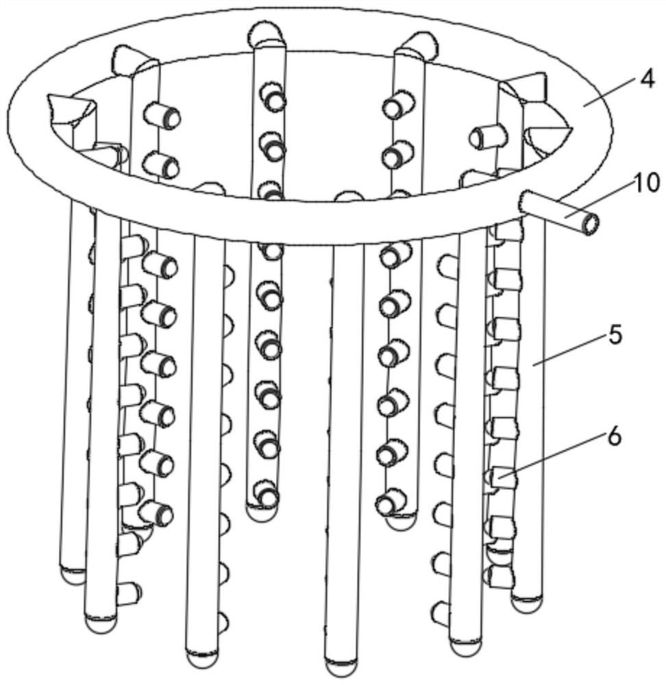 Reverse osmosis membrane cleaning device with strong pertinence