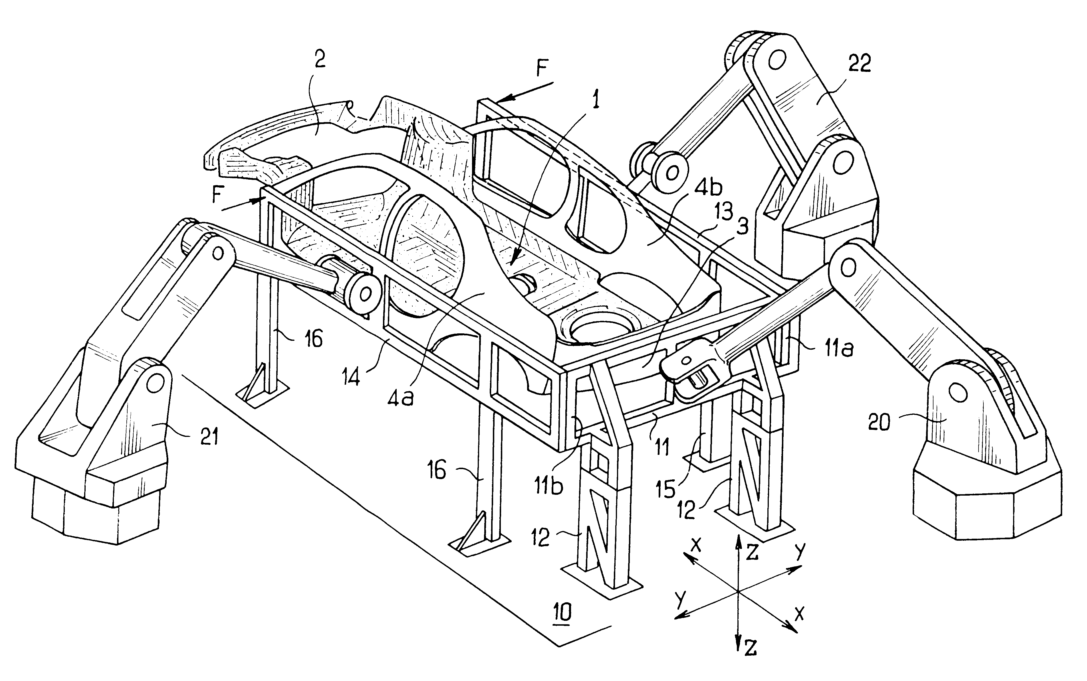Method for making a motor car body