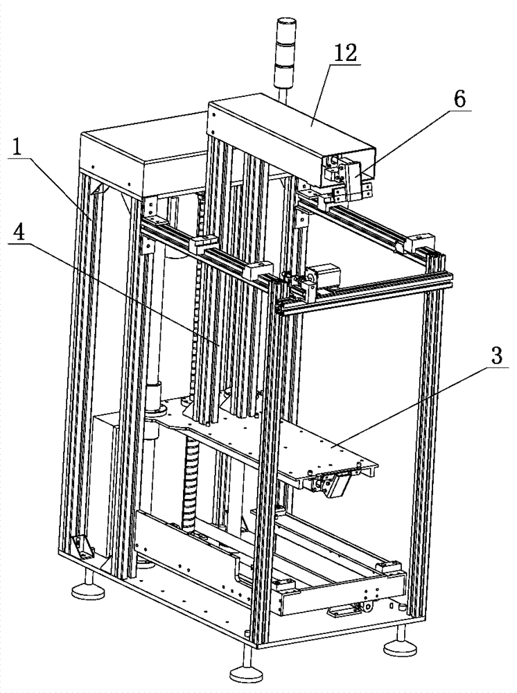 Turnover box lift for passing plate mechanism