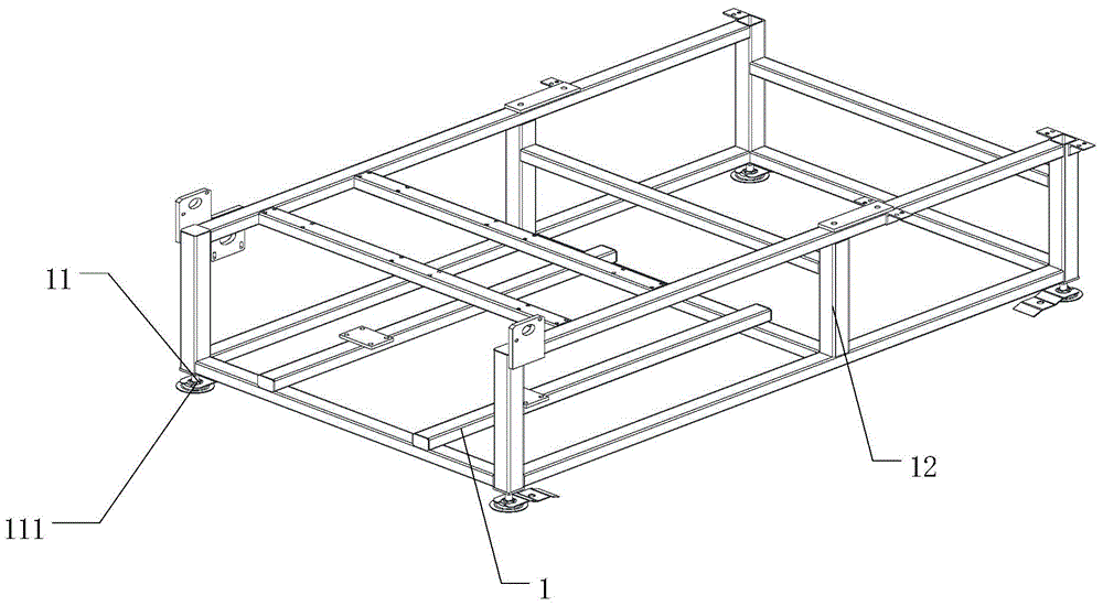 Automatic overturning and leaning device for flat-screen TV