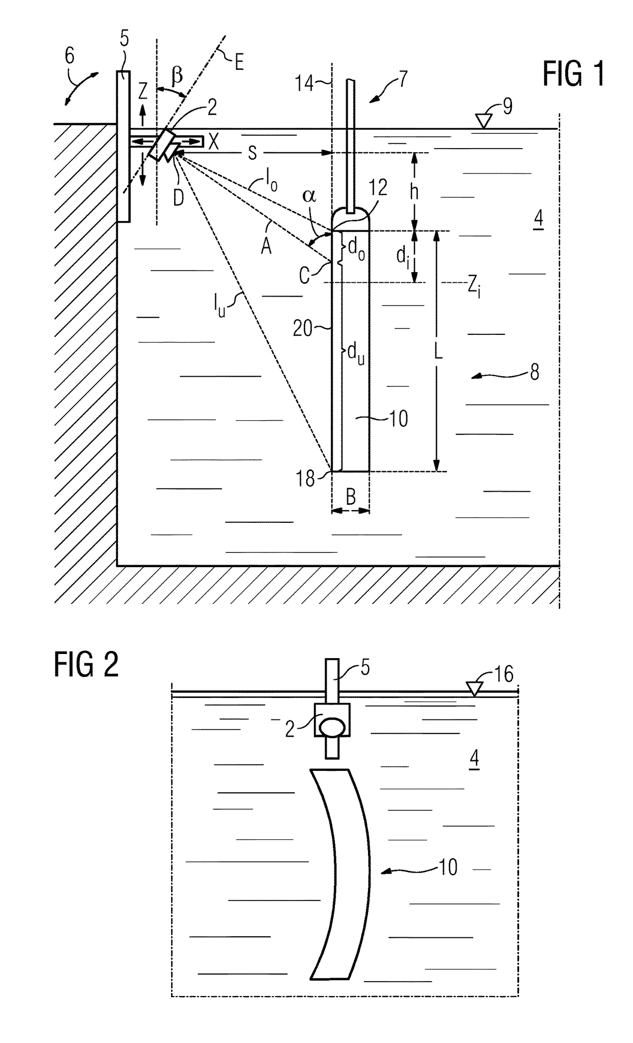 Method for measuring the deflection of a fuel element can for a fuel element of a boiling water reactor