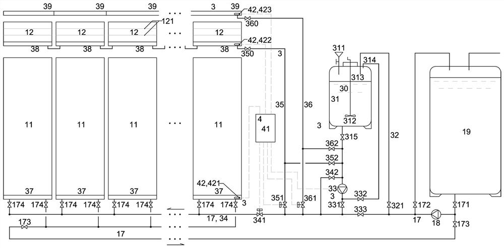 Energy-saving air space capable of exhausting and foaming