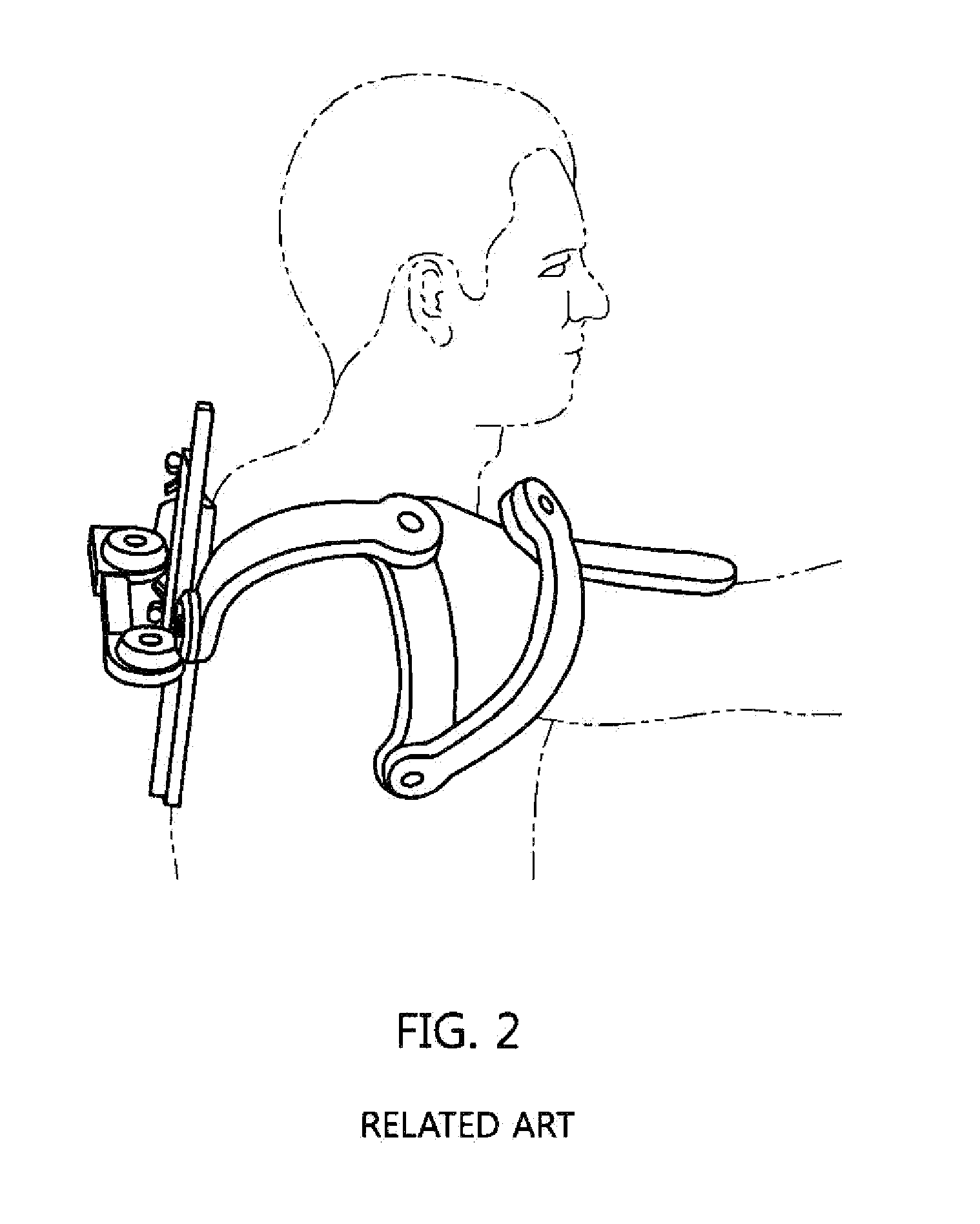 Wearable apparatus for measuring position and action of arm