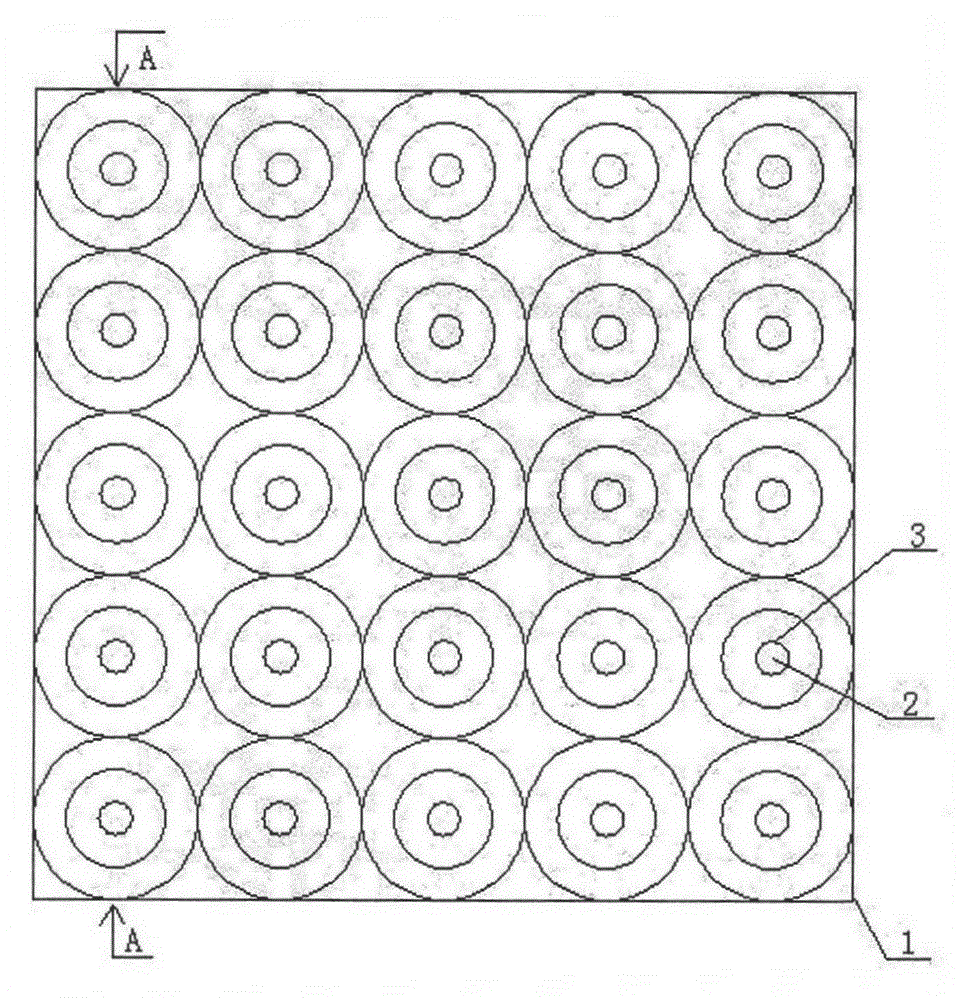 A concentric circular corrugated solar cell silicon substrate and its manufacturing process