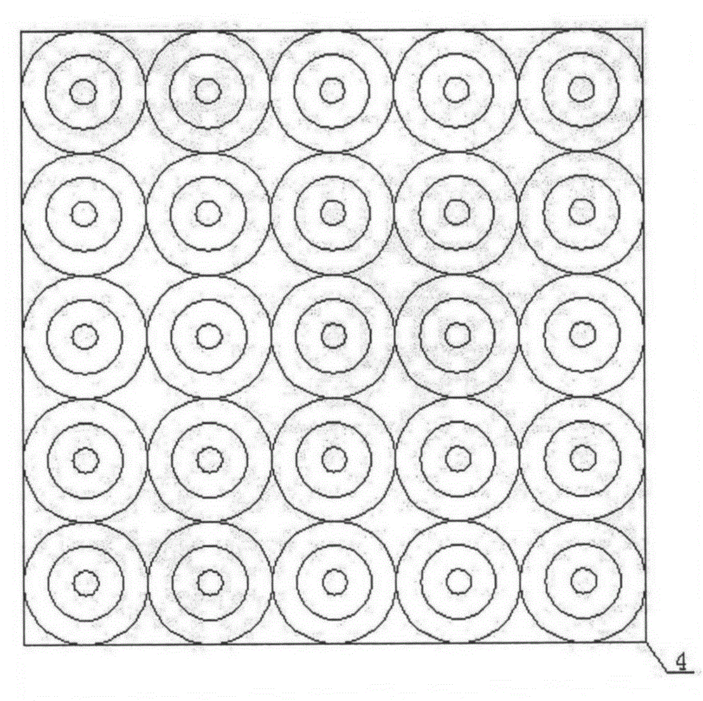 A concentric circular corrugated solar cell silicon substrate and its manufacturing process