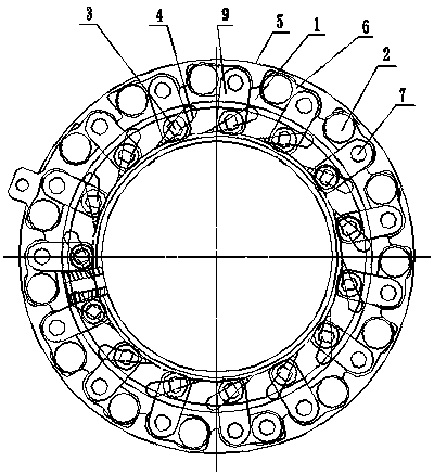 Nozzle ring for turbocharger