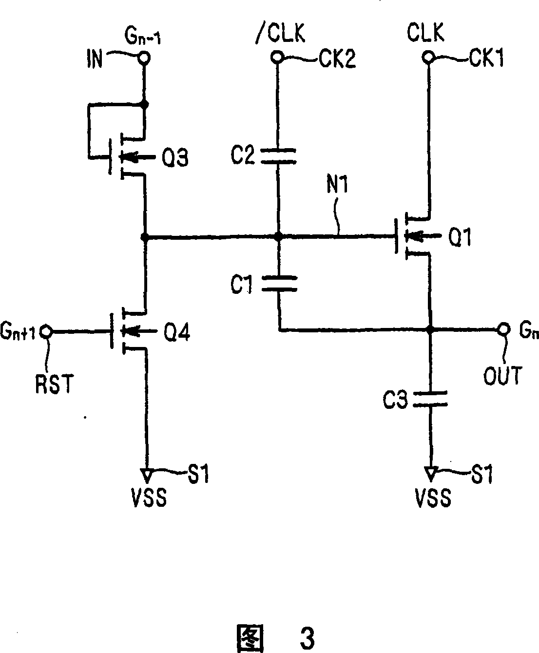 Shift register circuit and image display device provided with the same