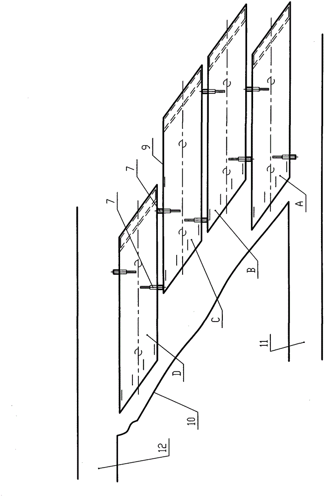 Horizontal-push vertical layer hydraulic support