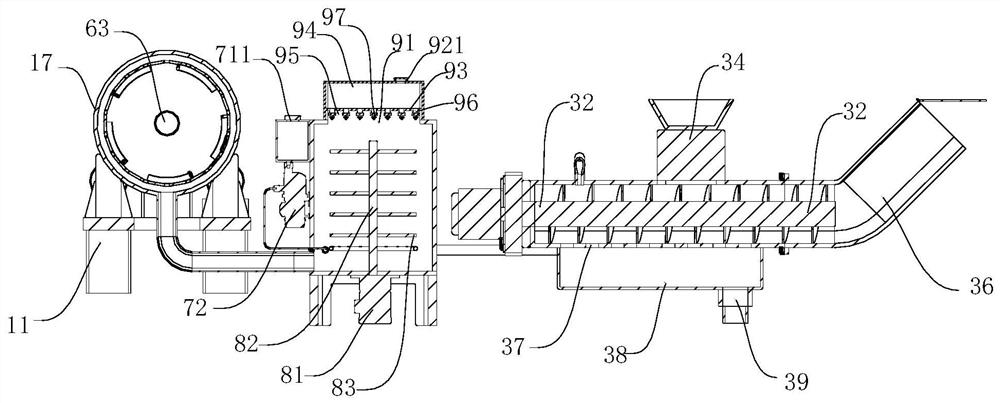 Sludge purification and dehydration device