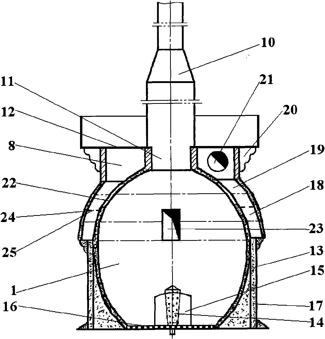 Waste incineration treatment apparatus and treatment method thereof