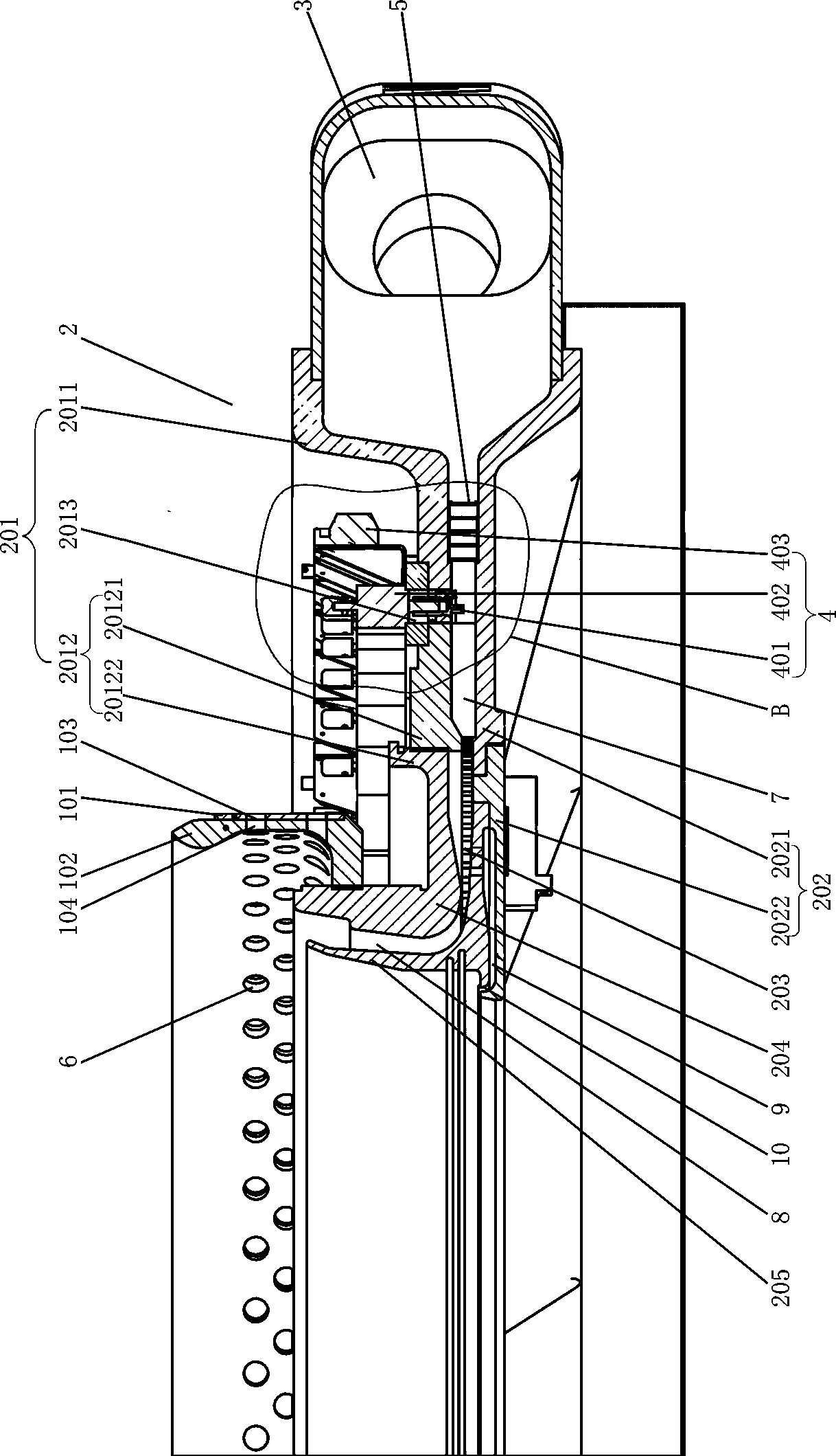 Full-automatic air ring