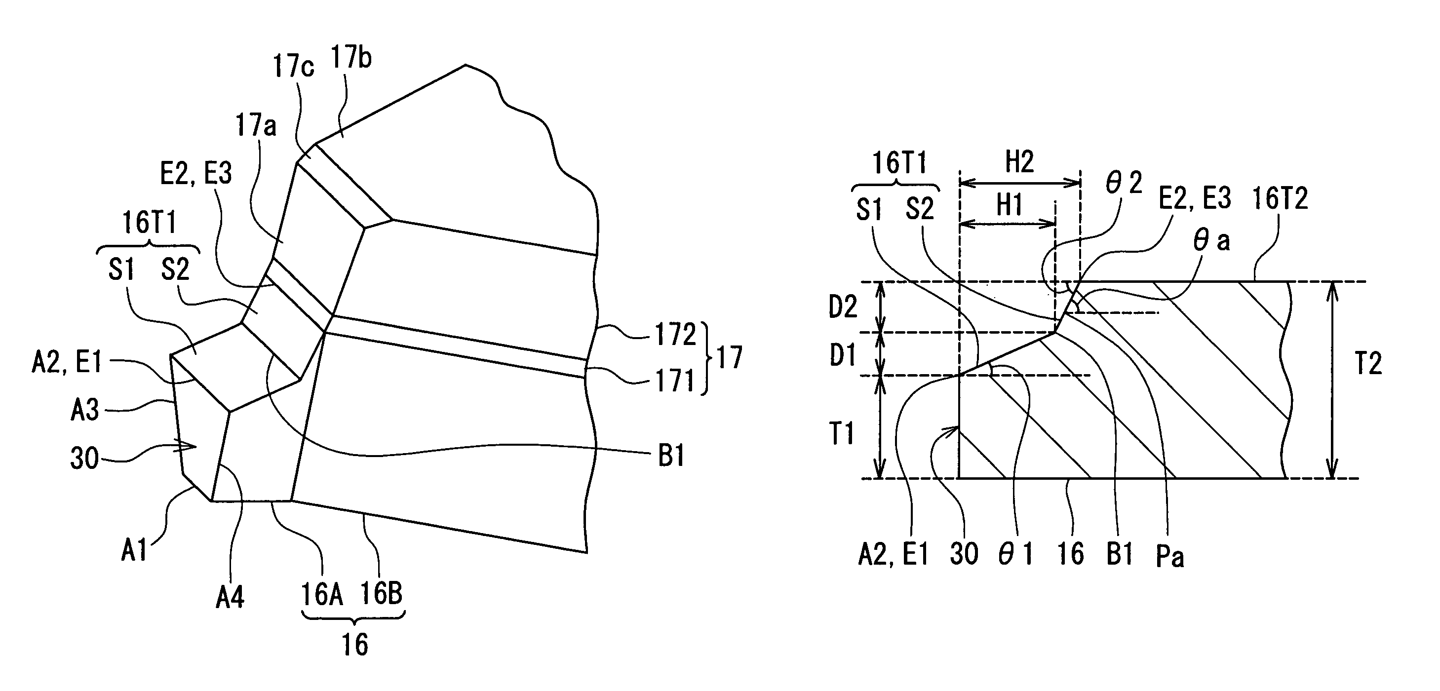 Magnetic head for perpendicular magnetic recording and method of manufacturing same