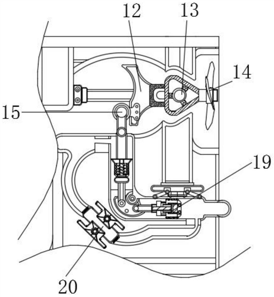 Device for collecting and utilizing blown water vapor again during cooling of cooling tower