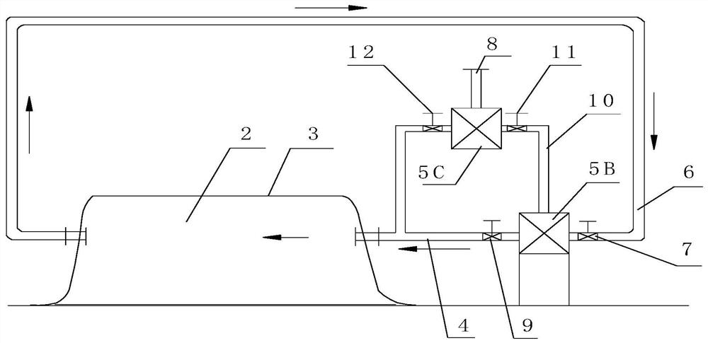 Packaging and stacking airtight storage method of agricultural products under mechanical controlled atmosphere mode