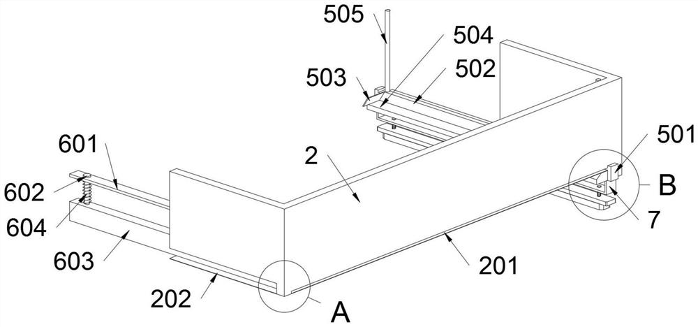 Residue cleaning and defective product screening device for hexagonal nut production