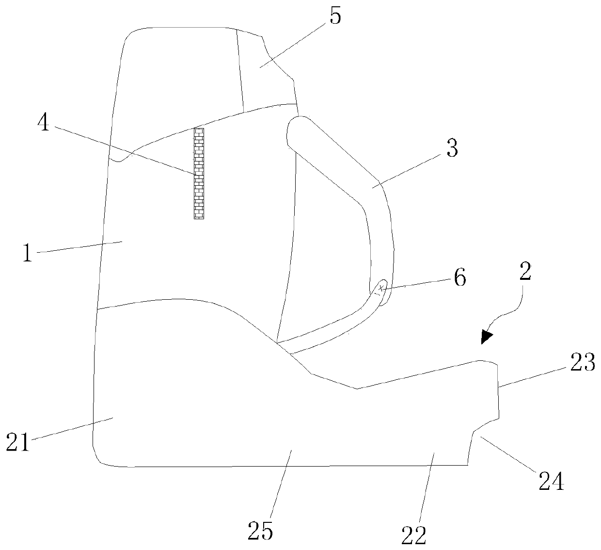 Backpack capable of turning waist support into baby basket