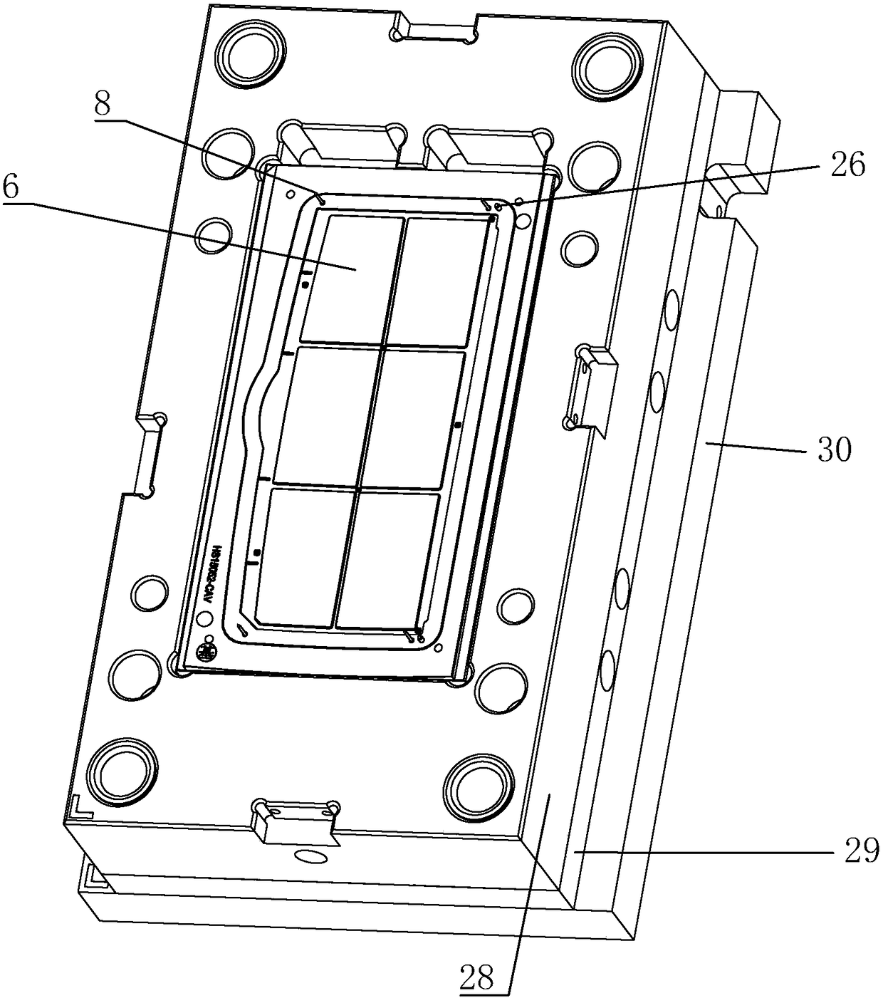 A filter injection mold