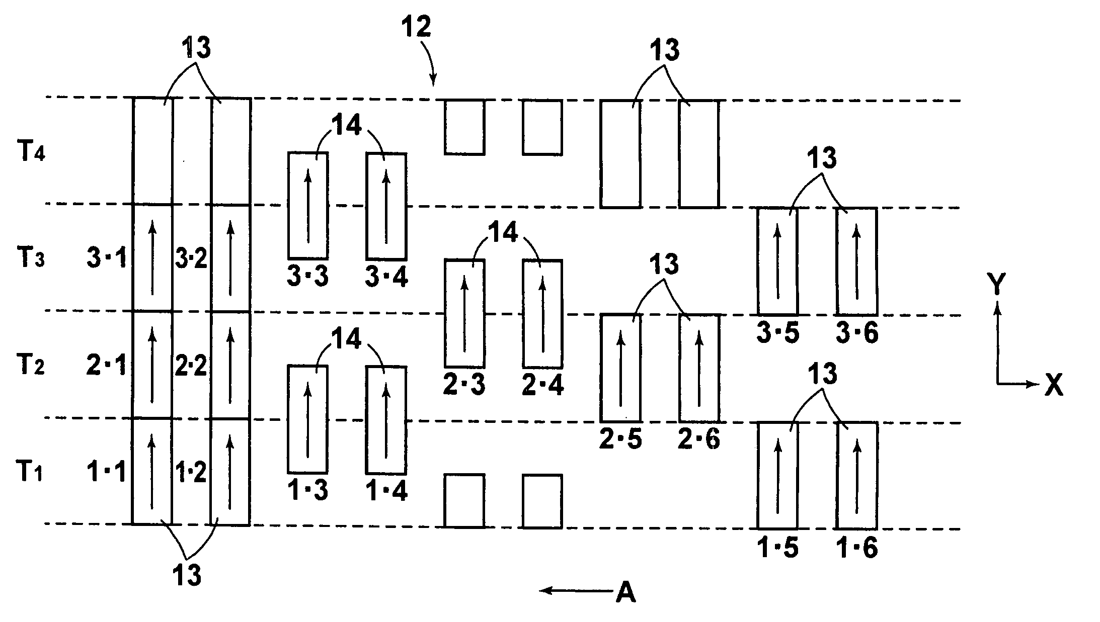 Electron beam lithography method, patterned master carrier for magnetic transfer, lithography method for patterned master carrier for magnetic transfer, and method for producing performatted magnetic recording media