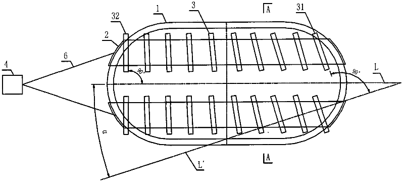 Method for realizing flat turning and watering of double-walled steel cofferdam by utilizing air bags