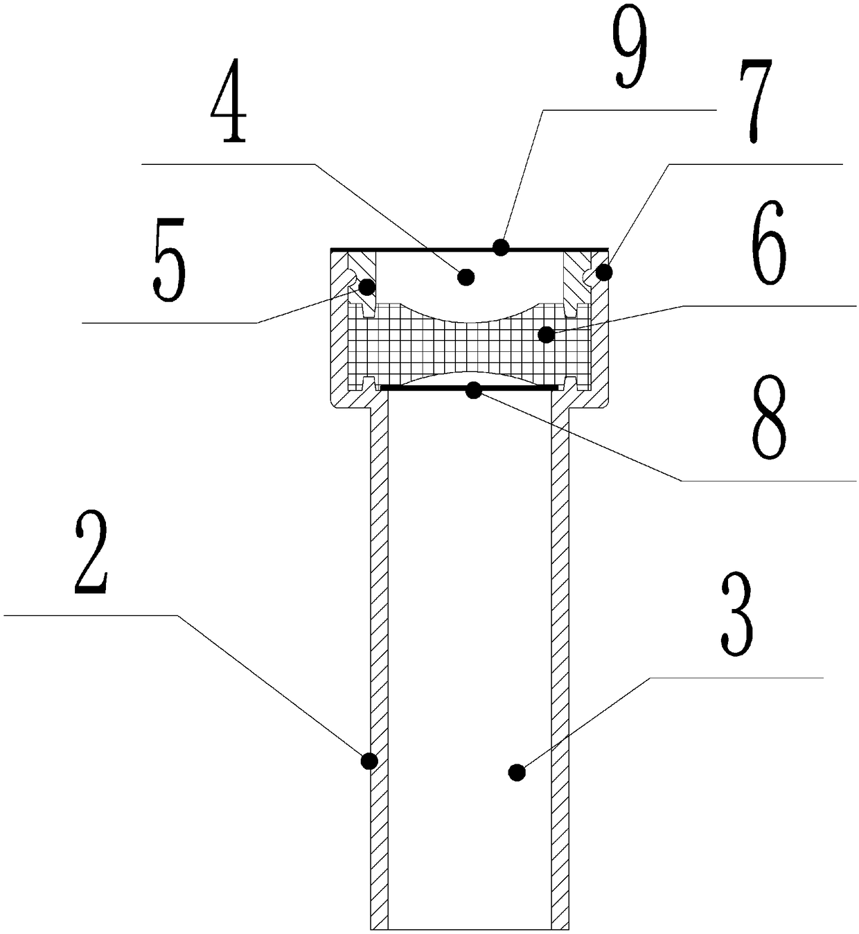 Double interface of tearable film for soft infusion bag