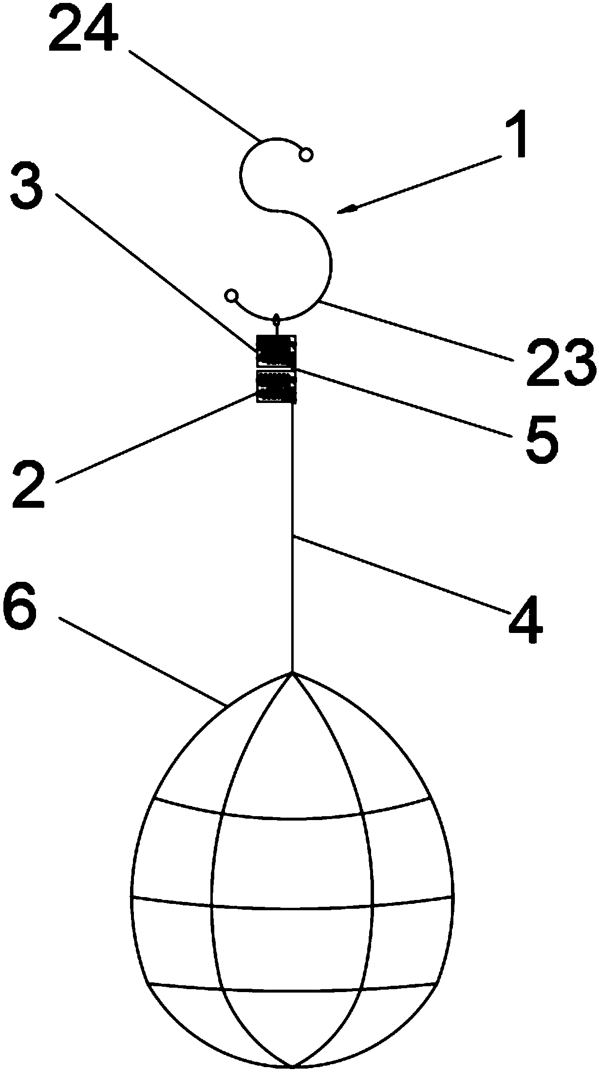 Fruit setting device and method suitable for small melons cultivated in way of stereoscopic cultivation