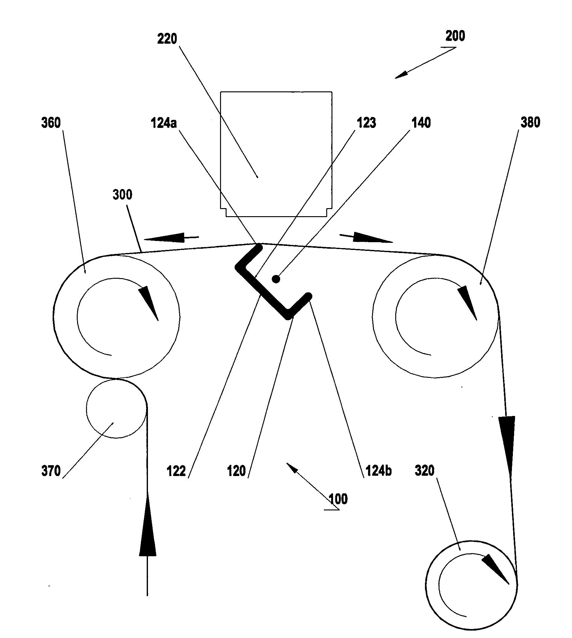 Reversible printing table