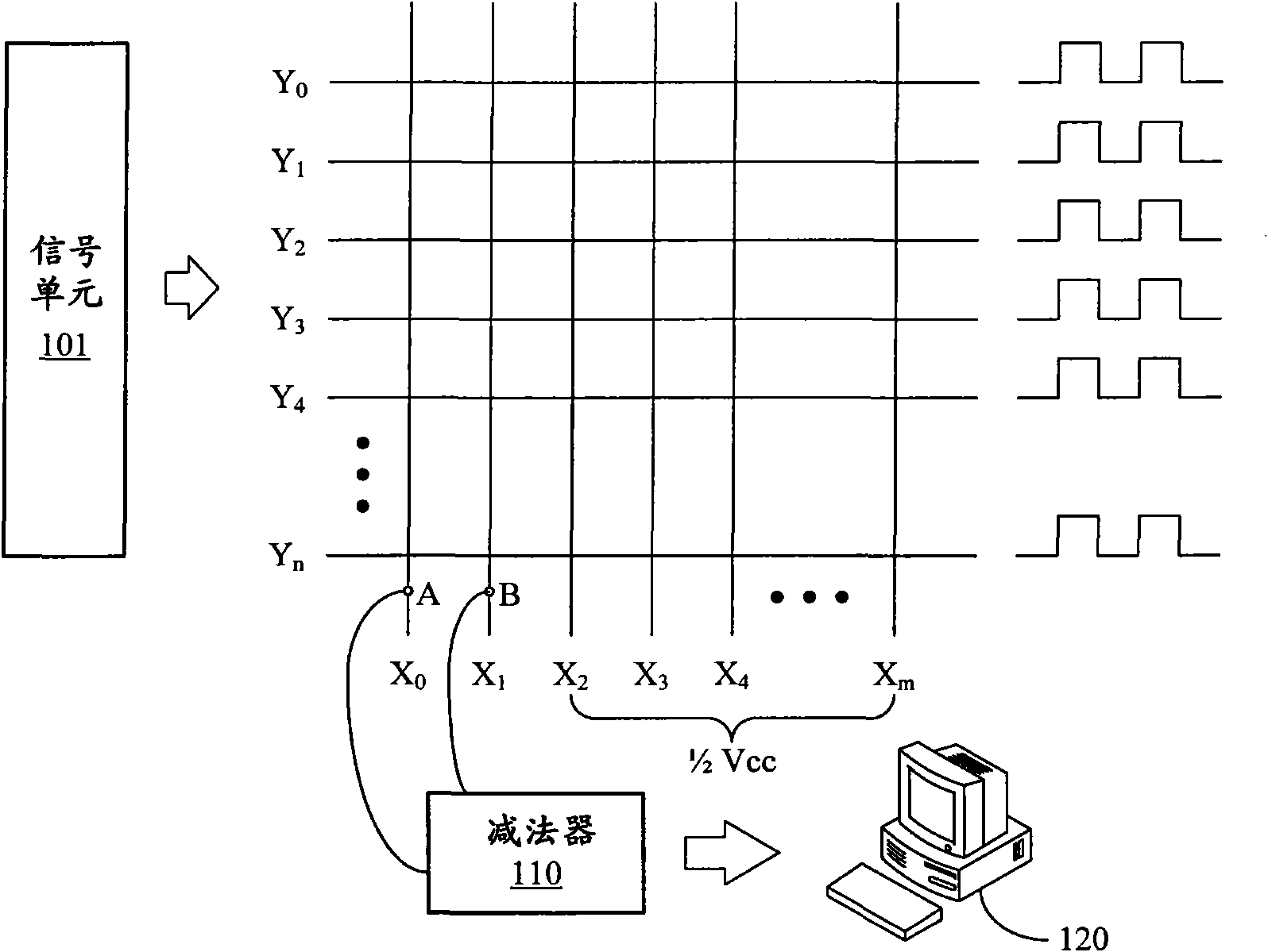 Method and device for inspecting strips of touch panel