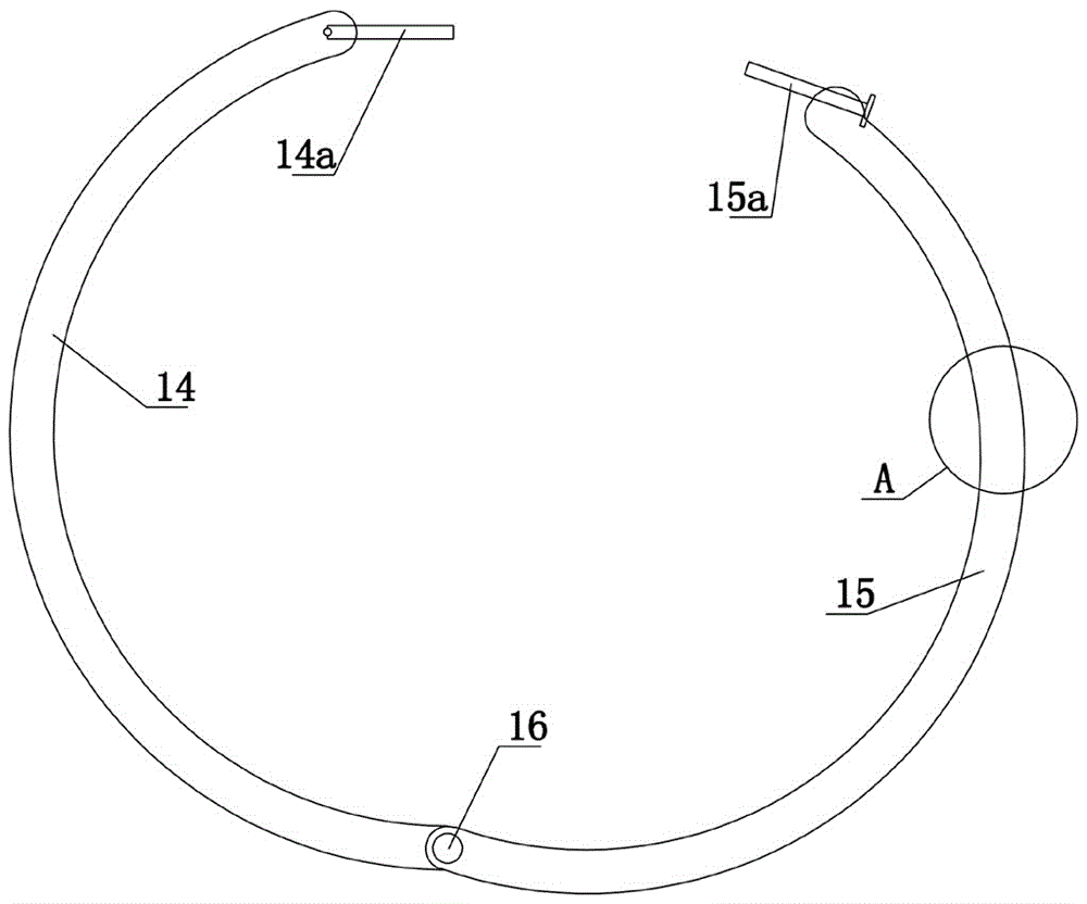 Single-row ball bearing with self-locking stop ring
