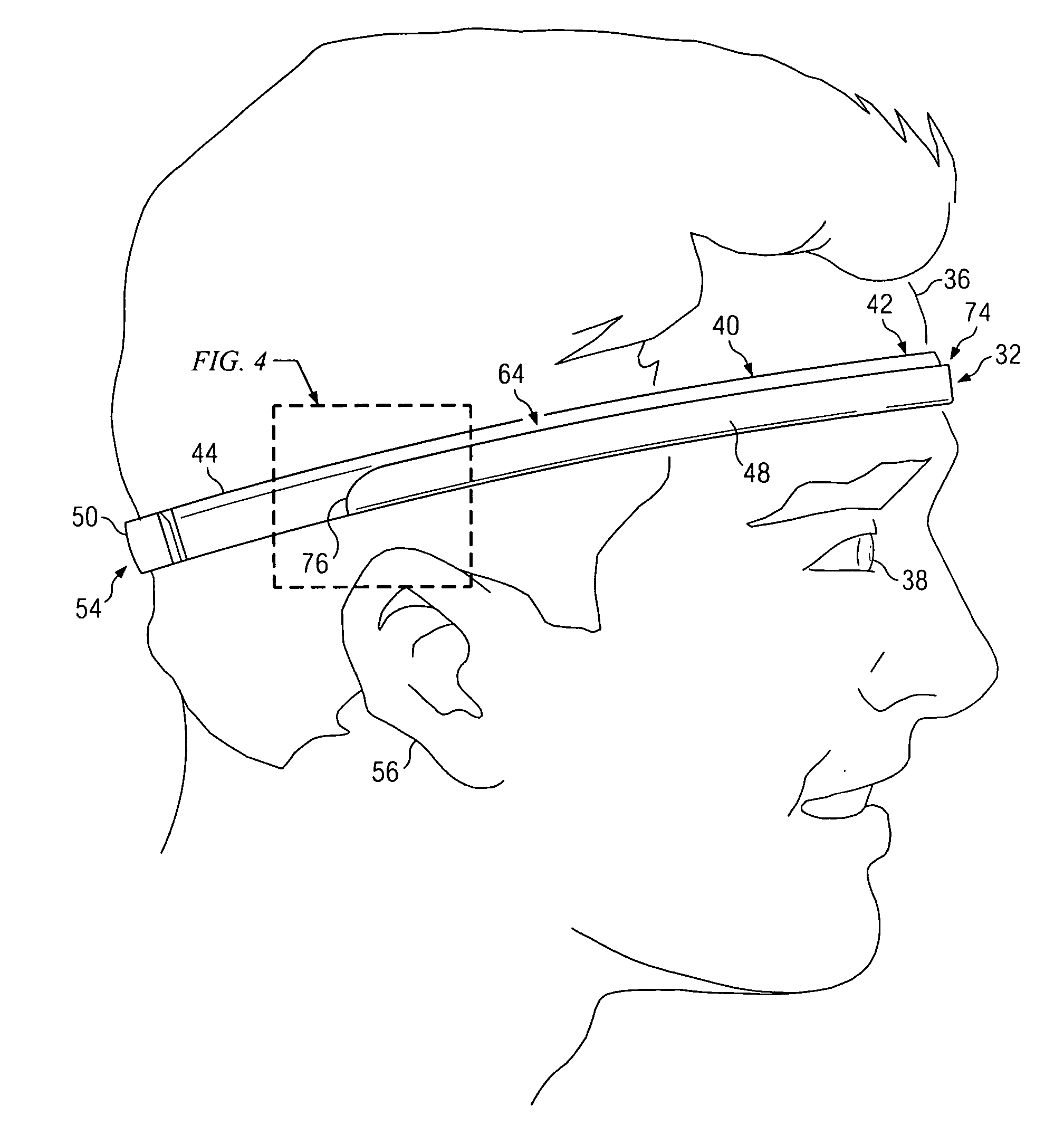 Perspiration redirecting head band device
